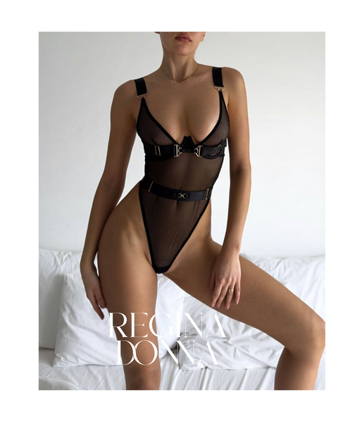 Dark Allure Siyah Babydoll