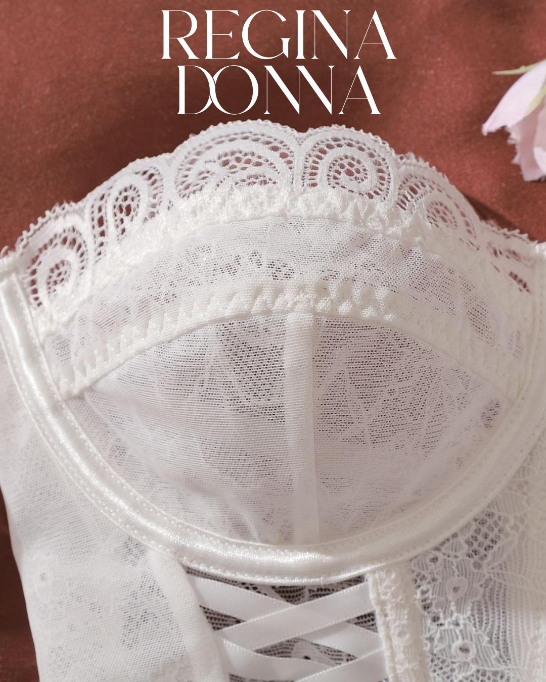 Bride Beyaz Korse Set (Eldiven, çorap dahil)